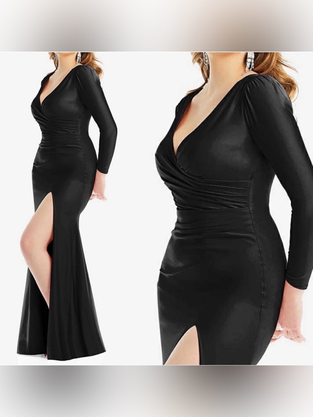CYNTHIA & SAHAR YASMEEN • STYLE CS102 • LUXE STRETCH
SATIN Gown Size XXL